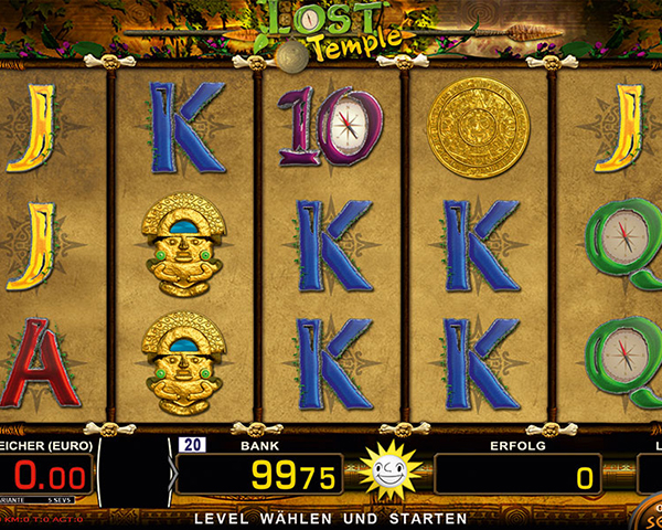 Скриншот слота The Lost Temple от Zeus Play