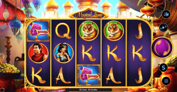 Скриншот слота The Magical Lamp от August Gaming