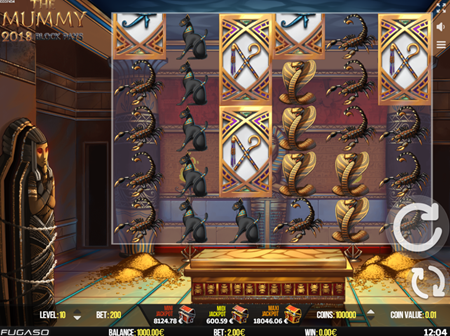 Скриншот слота The Mummy 2018 от Fugaso
