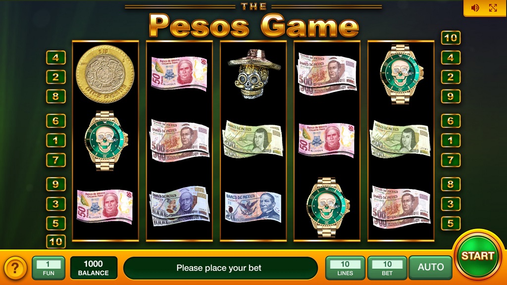 Скриншот слота The Pesos Game от Inbet Games