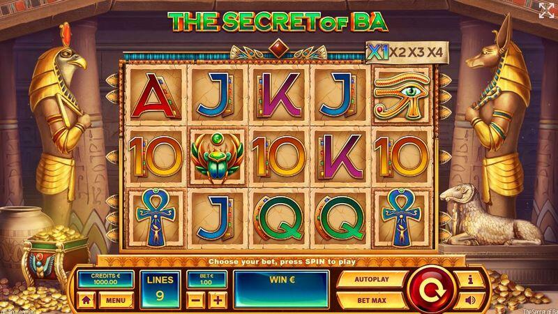 Скриншот слота The Secret of Ba от Tom Horn Gaming