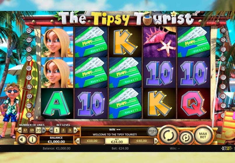 Скриншот слота Игра The Tipsy Tourist от Betsoft