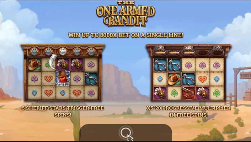 Скриншот слота The One Armed Bandit от Yggdrasil Gaming