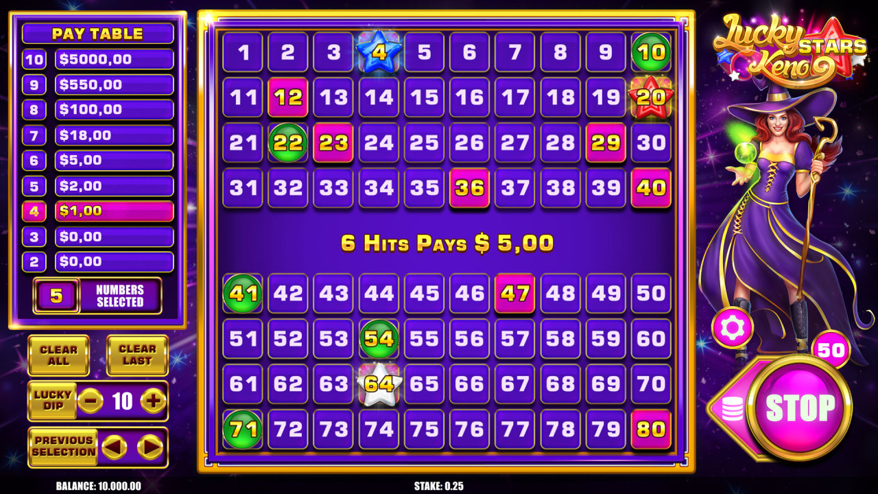 Скриншот слота Three Lucky Stars от Spade Gaming