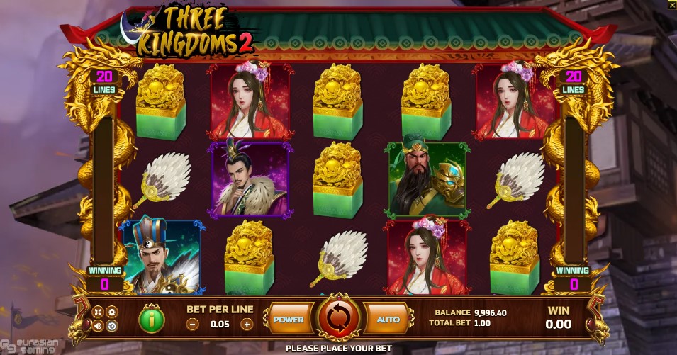 Скриншот слота Three Kingdoms от FunTa Gaming