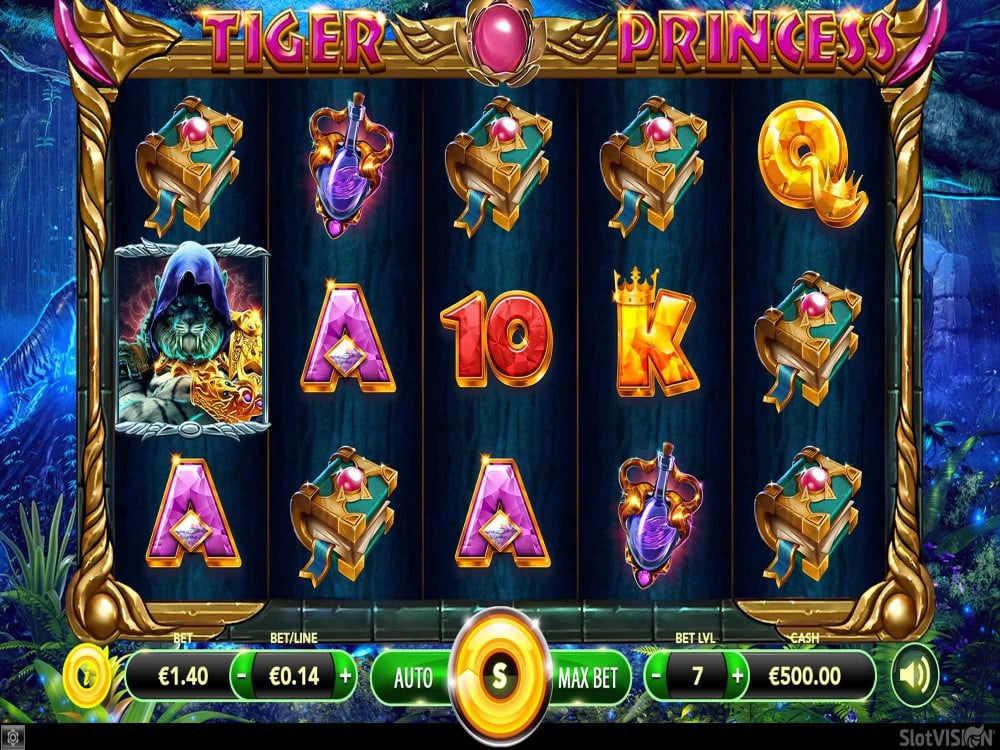 Скриншот слота Tiger Princess от SlotVision