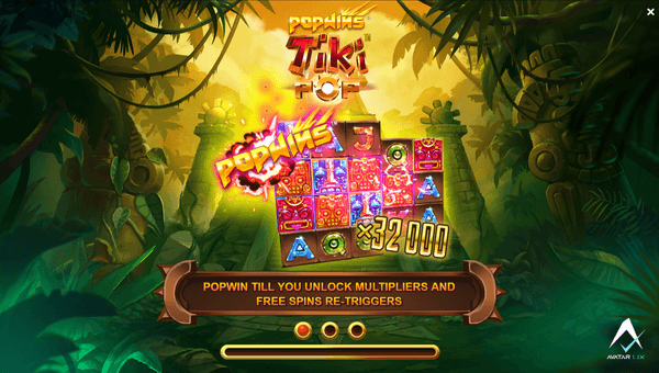 Скриншот слота Обзор игрового автомата TikiPop от AvatarUX