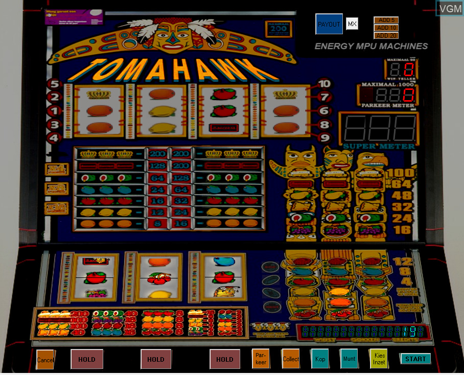 Скриншот слота Tomahawk от Saucify