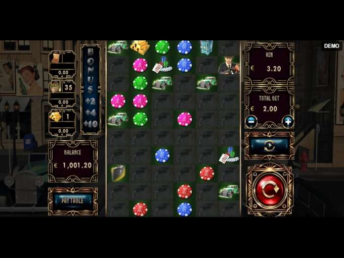 Скриншот слота Tommy Gun’s Vendetta от Red Rake Gaming