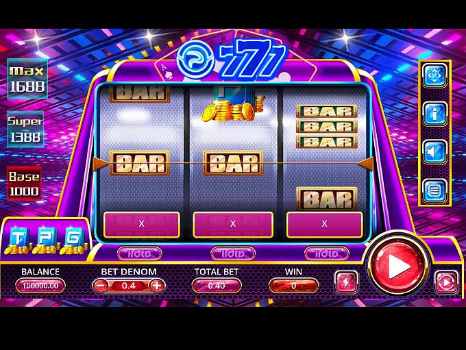 Скриншот слота TPG 777 от Triple Profit Games