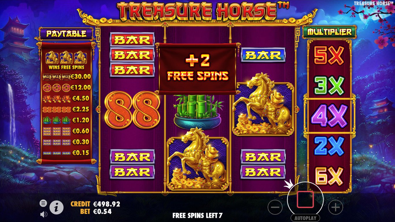 Скриншот слота Treasure Horse от Pragmatic Play
