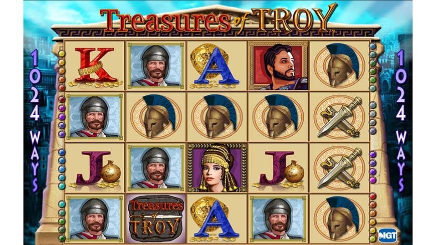 Скриншот слота Treasures of Troy от IGT