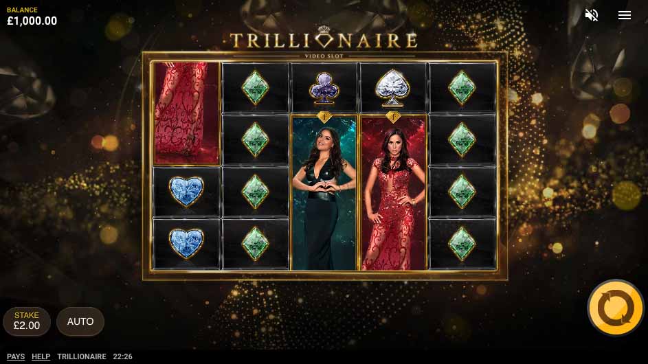Скриншот слота Trillionaire от Red Tiger Gaming