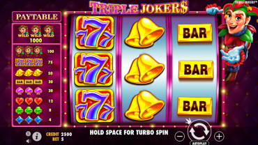 Скриншот слота Triple Jokers от Pragmatic Play