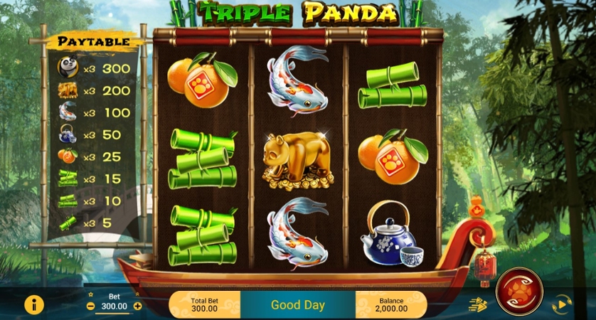 Скриншот слота Triple Panda от Spadegaming