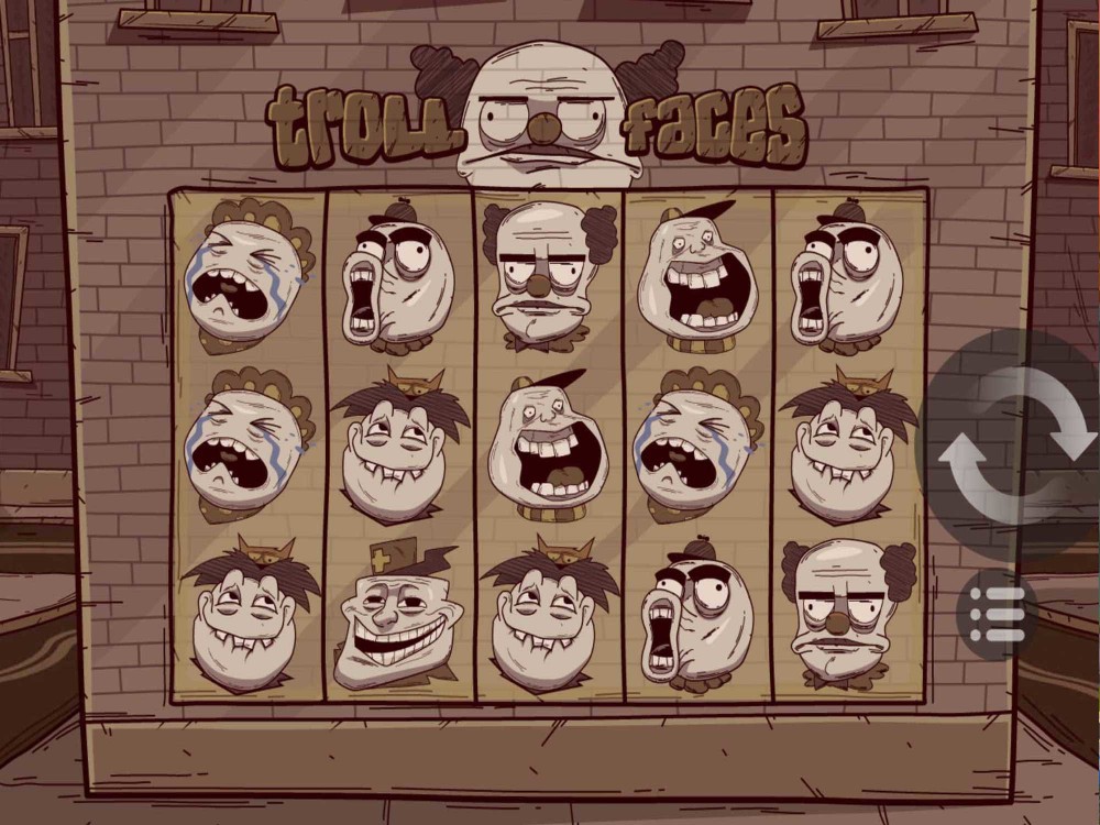 Скриншот слота Troll Faces от MrSlotty