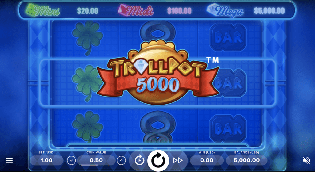 Скриншот слота Trollpot 5000 от NetEnt