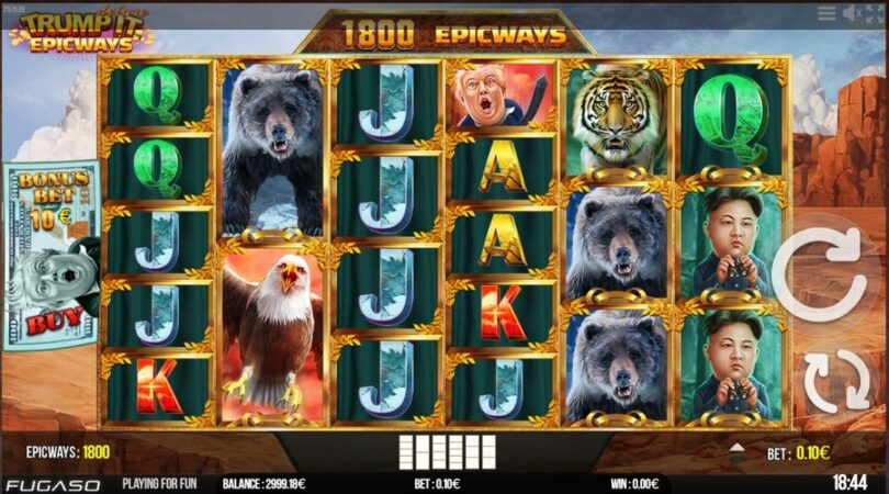 Скриншот слота Trump It Deluxe