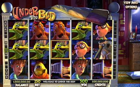 Скриншот слота Подземный мир: игровой автомат Under the Bed от Betsoft
