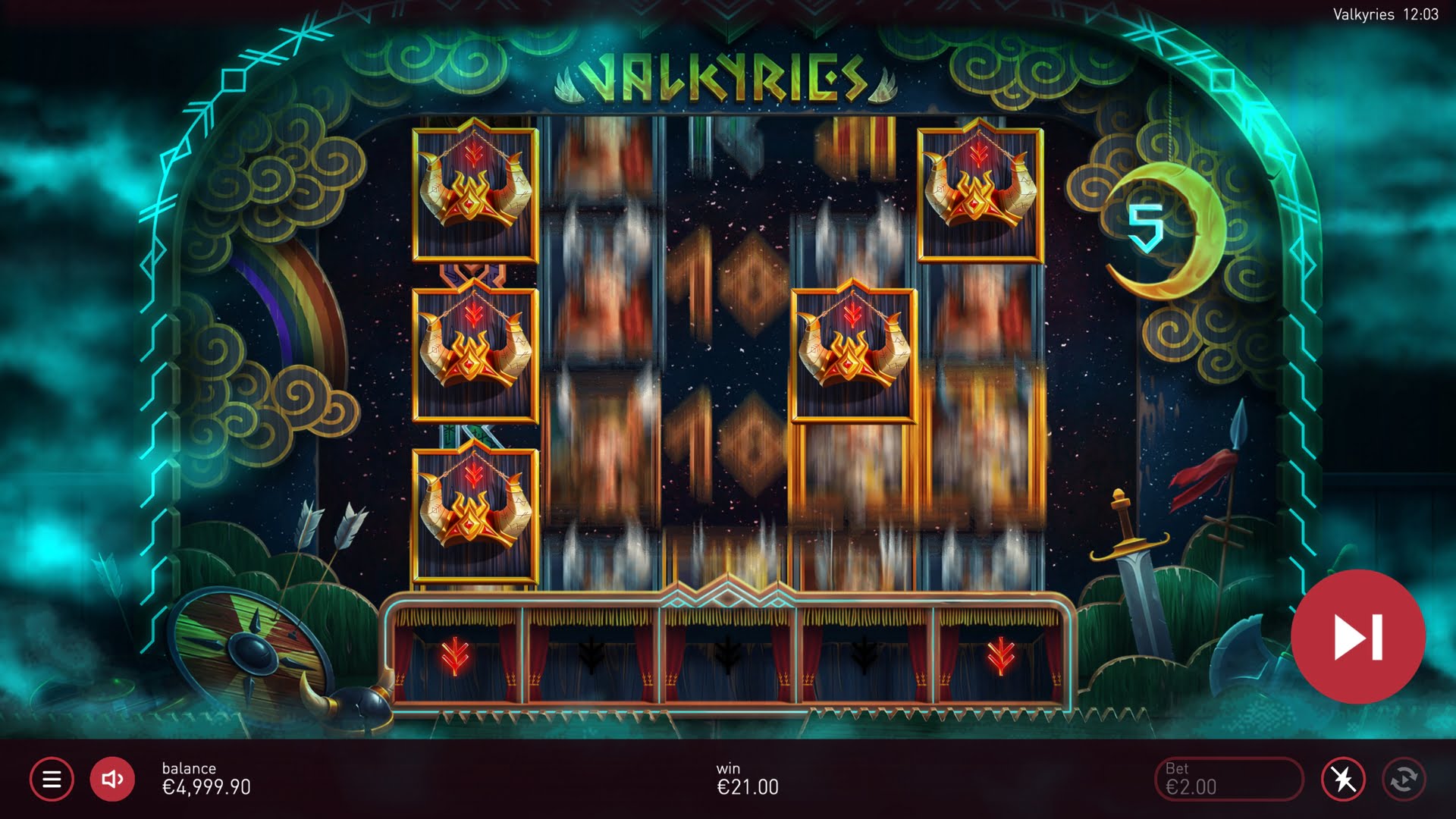 Скриншот слота Valkyries от Peter & Sons