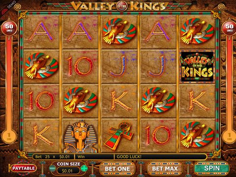 Скриншот слота Valley Of Kings от Maverick