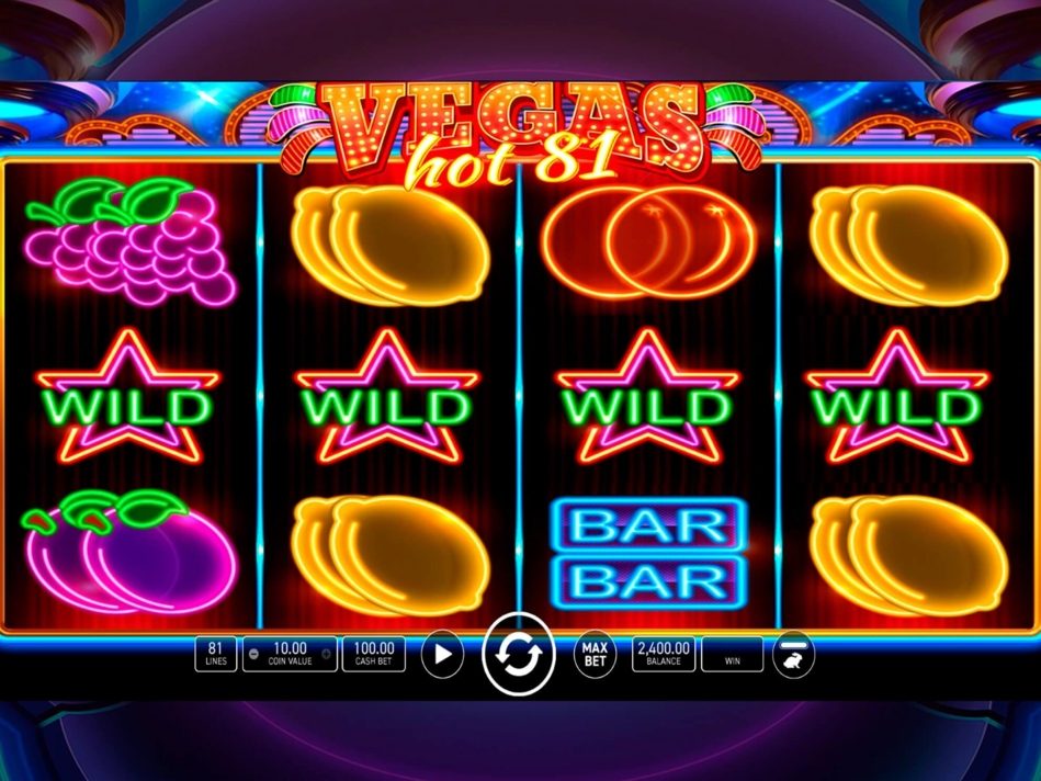 Скриншот слота Vegas Hot 81 от Wazdan