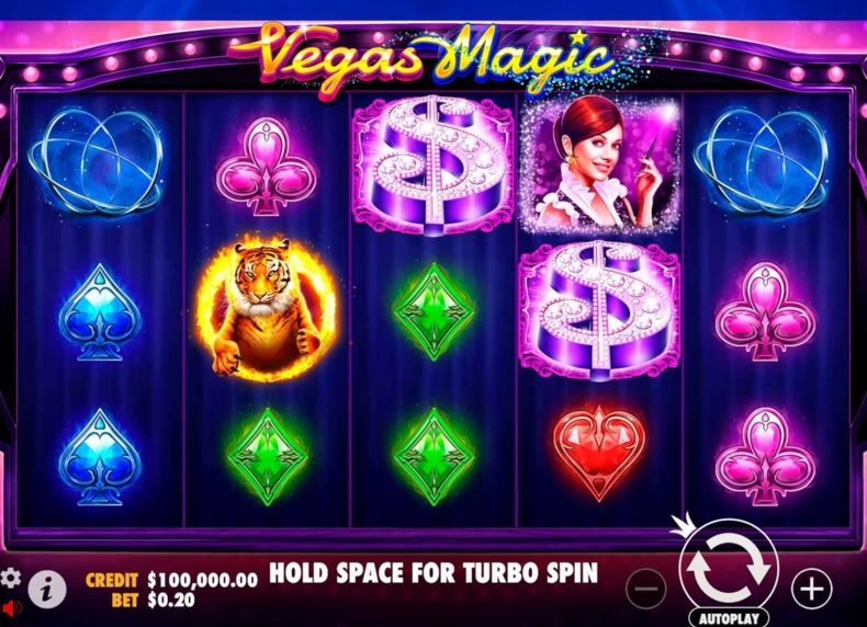 Скриншот слота Vegas Magic от Pragmatic Play
