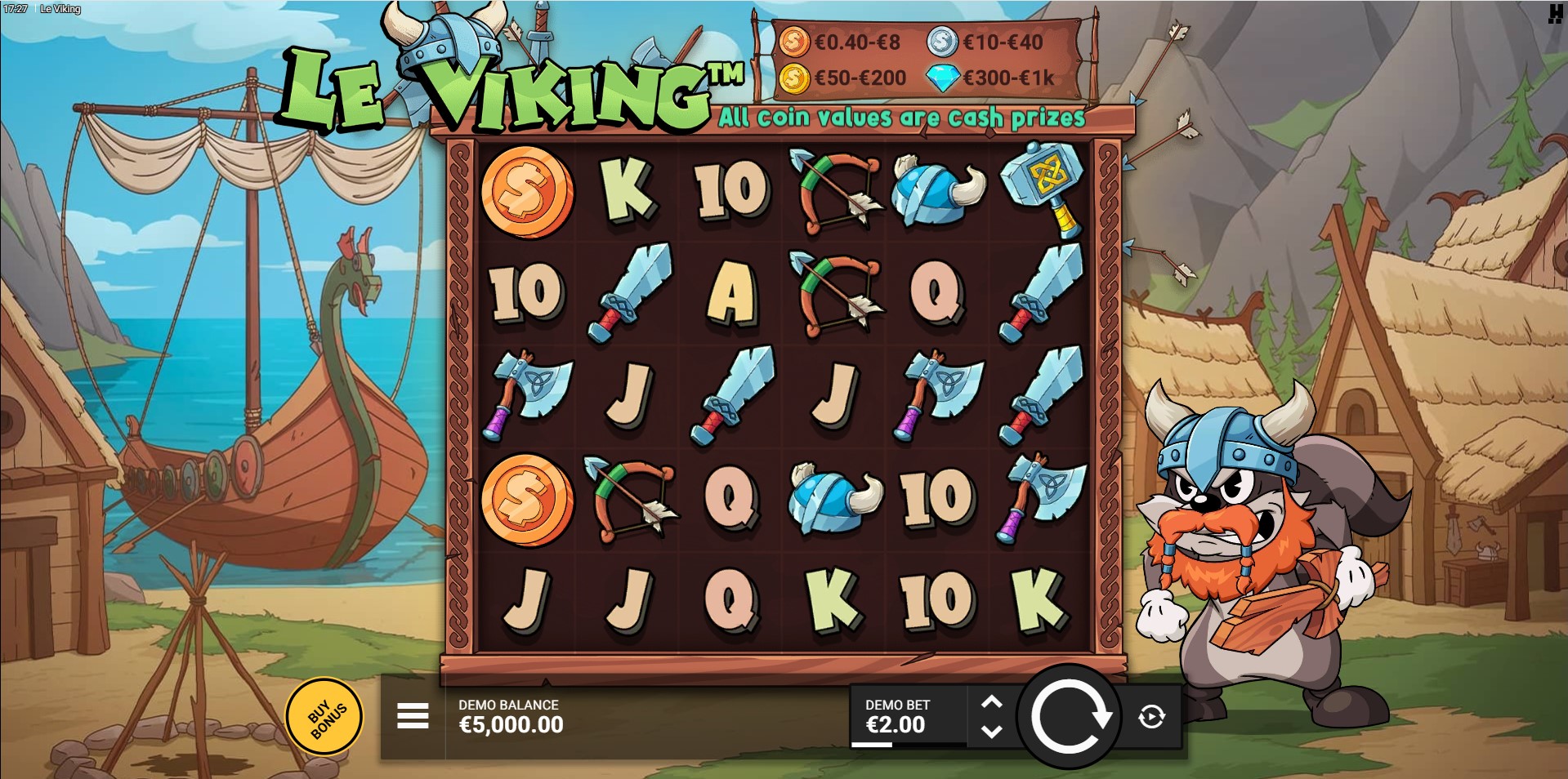 Скриншот слота Viking от Playstar