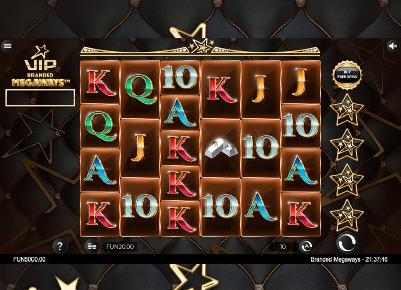 Скриншот слота VIP Branded Megaways от Iron Dog Studio