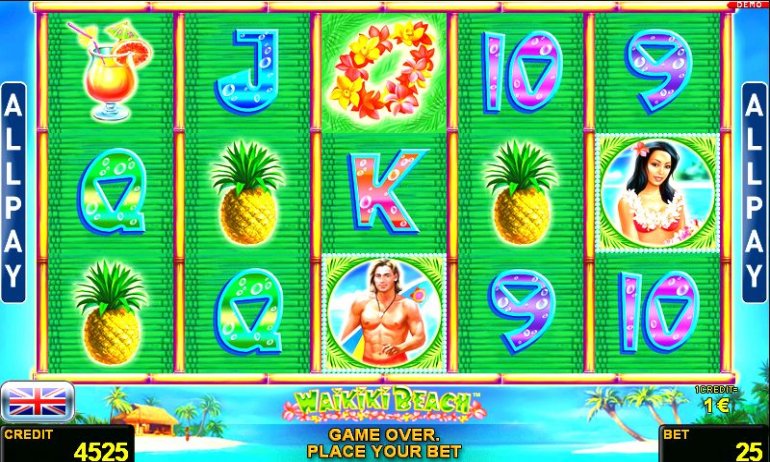 Скриншот слота Wai Kiki от Iron Dog Studio