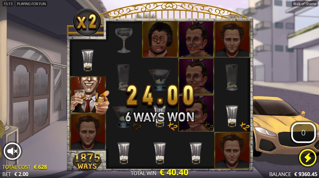 Скриншот слота Walk of Shame от Nolimit City