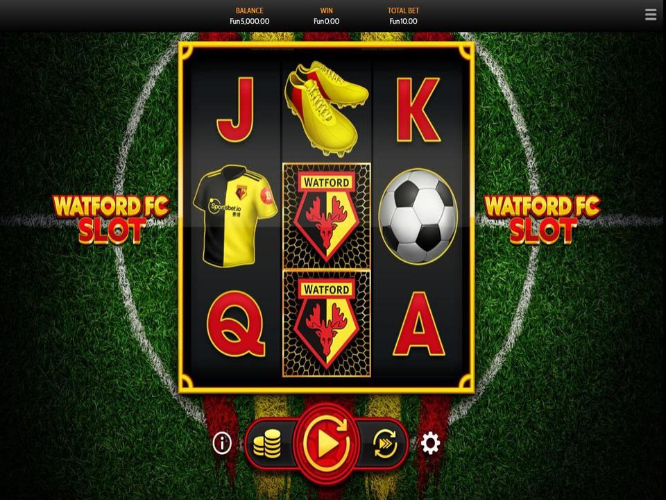 Скриншот слота Watford FC Slot от OneTouch