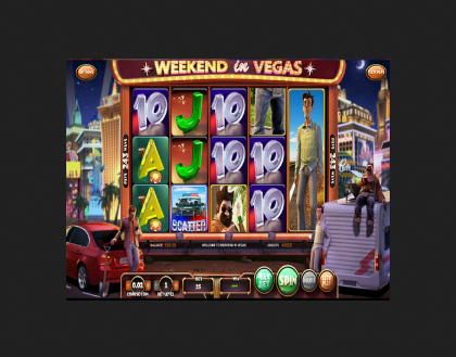 Скриншот слота Weekend in Vegas — игровой автомат от Betsoft
