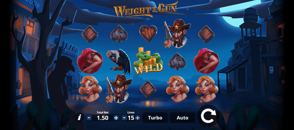 Скриншот слота Weight of the Gun от Lady Luck Games