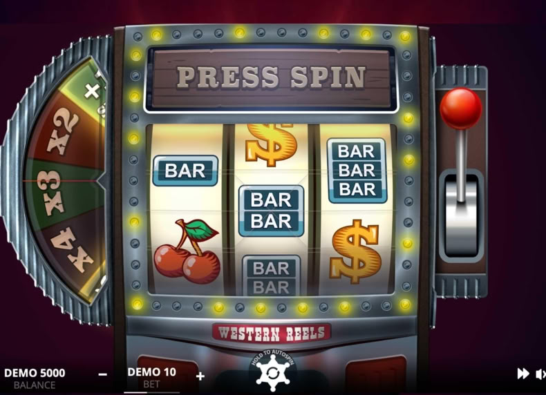 Скриншот слота Western Reels от Evoplay Entertainment