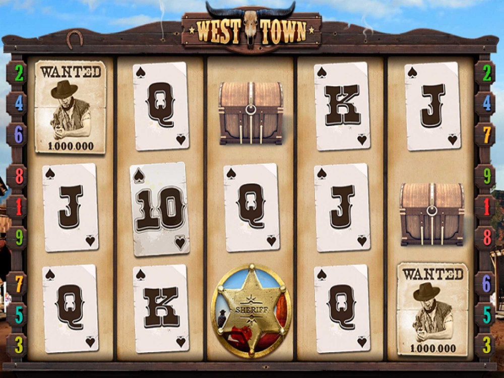 Скриншот слота Обзор игрового автомата West Town от BGaming