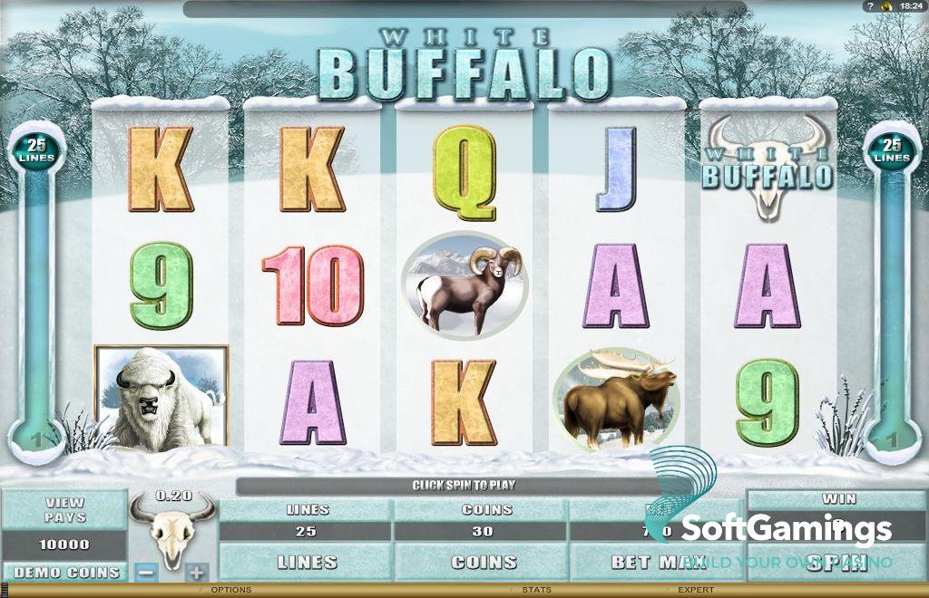 Скриншот слота White Buffalo от Stakelogic