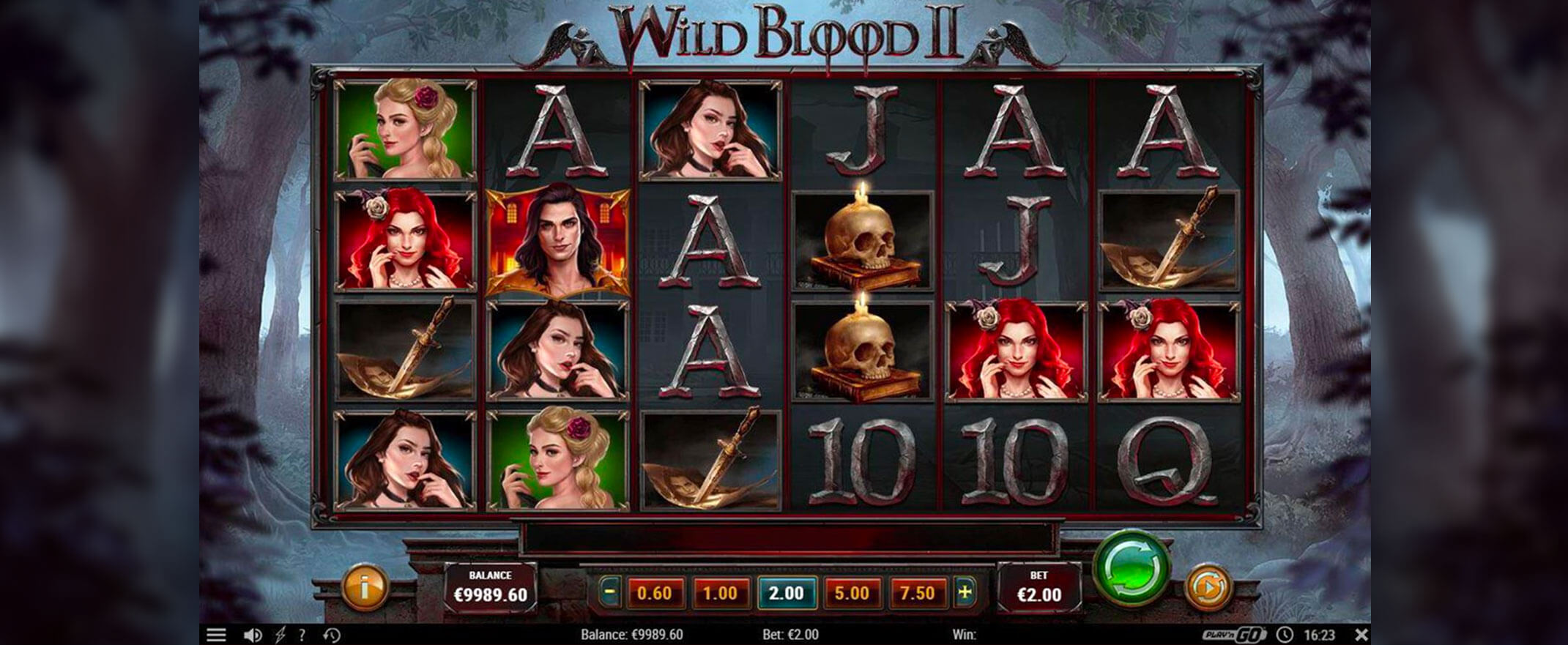Скриншот слота Игра Wild Blood 2 от Play'n GO