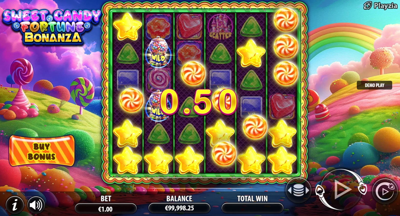 Скриншот слота Wild Candy от PariPlay