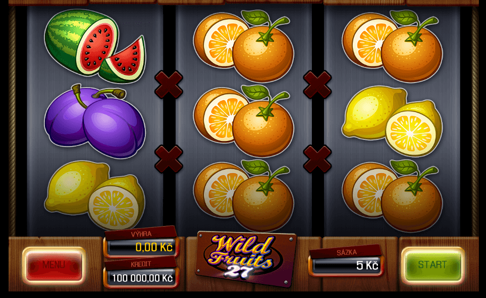 Скриншот слота Wild Fruits 27 от Apollo Games