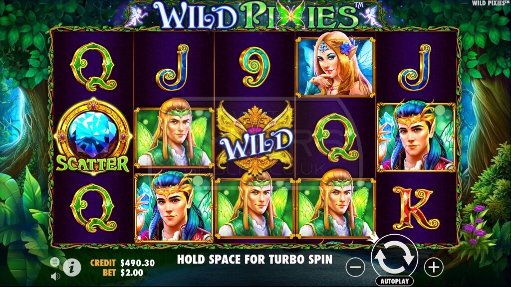 Скриншот слота Wild Pixies от Pragmatic Play