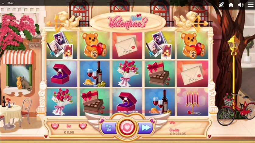 Скриншот слота Wild Valentines Xmas от Spinmatic