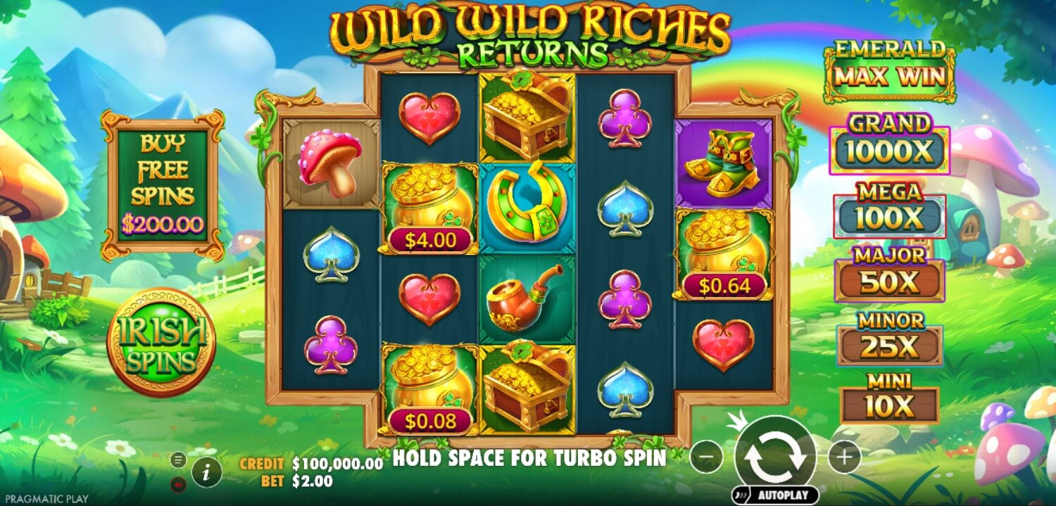 Скриншот слота Wild Wild Chest от Red Tiger Gaming