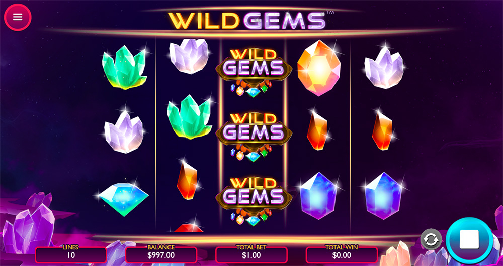 Скриншот слота Wild Wild Gems от Everi