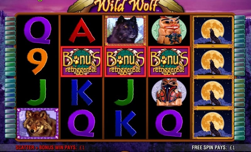 Скриншот слота Wild Wolf от IGT