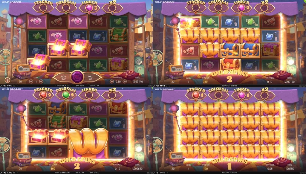 Скриншот слота Wild Bazaar от NetEnt