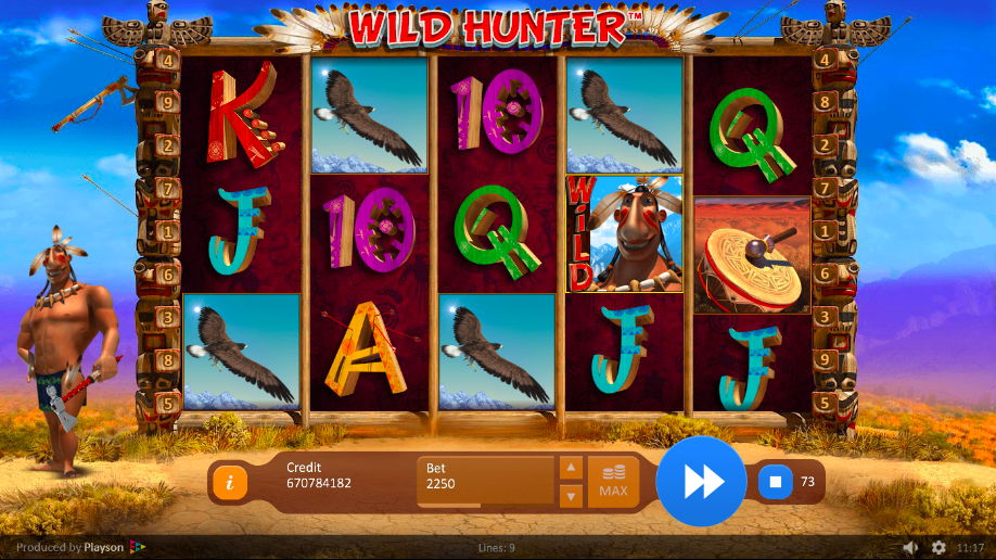 Скриншот слота Игра Wild Hunter от Playson