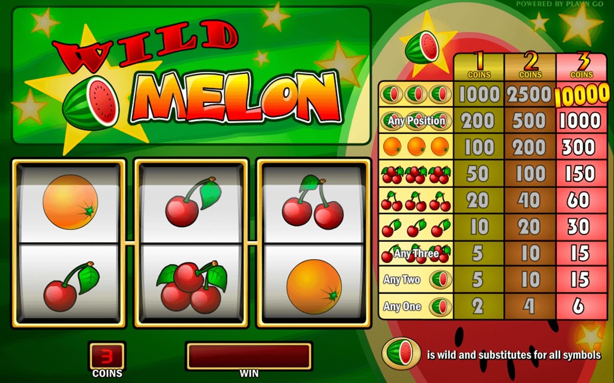 Скриншот слота Wild Melon от Play'n GO