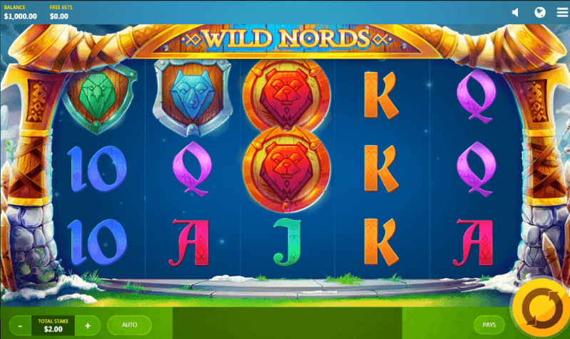 Скриншот слота Wild Nords от Red Tiger Gaming