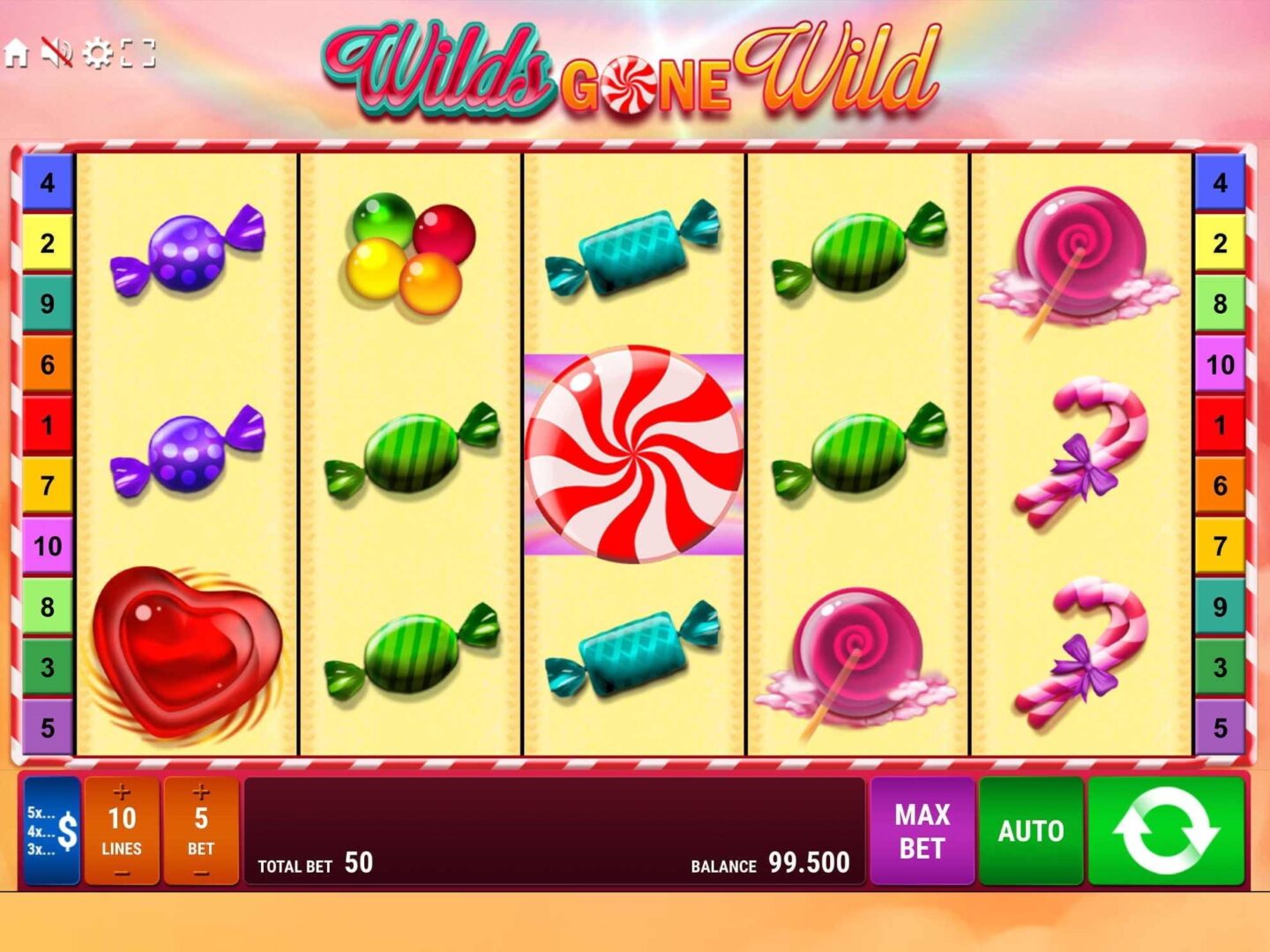 Скриншот слота Wilds Gone Wild от Gamomat